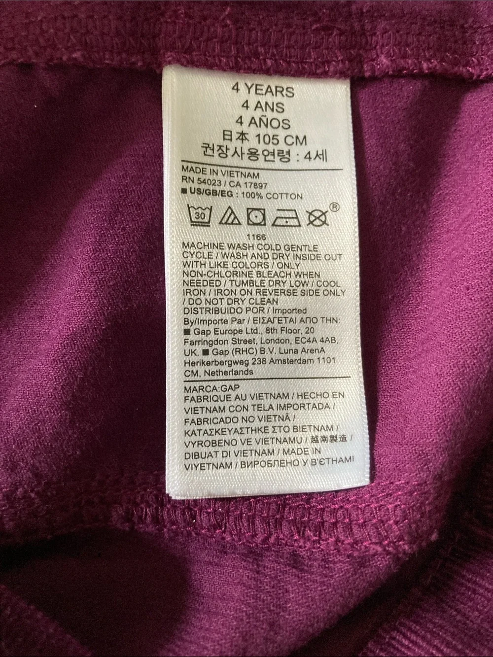 GAP overall dress